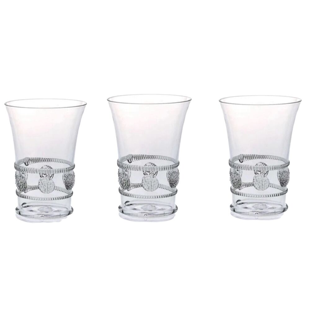 JULISKA Isabella Clear Glass large Tumbler Glasses SET of 3 REPLACEMENT